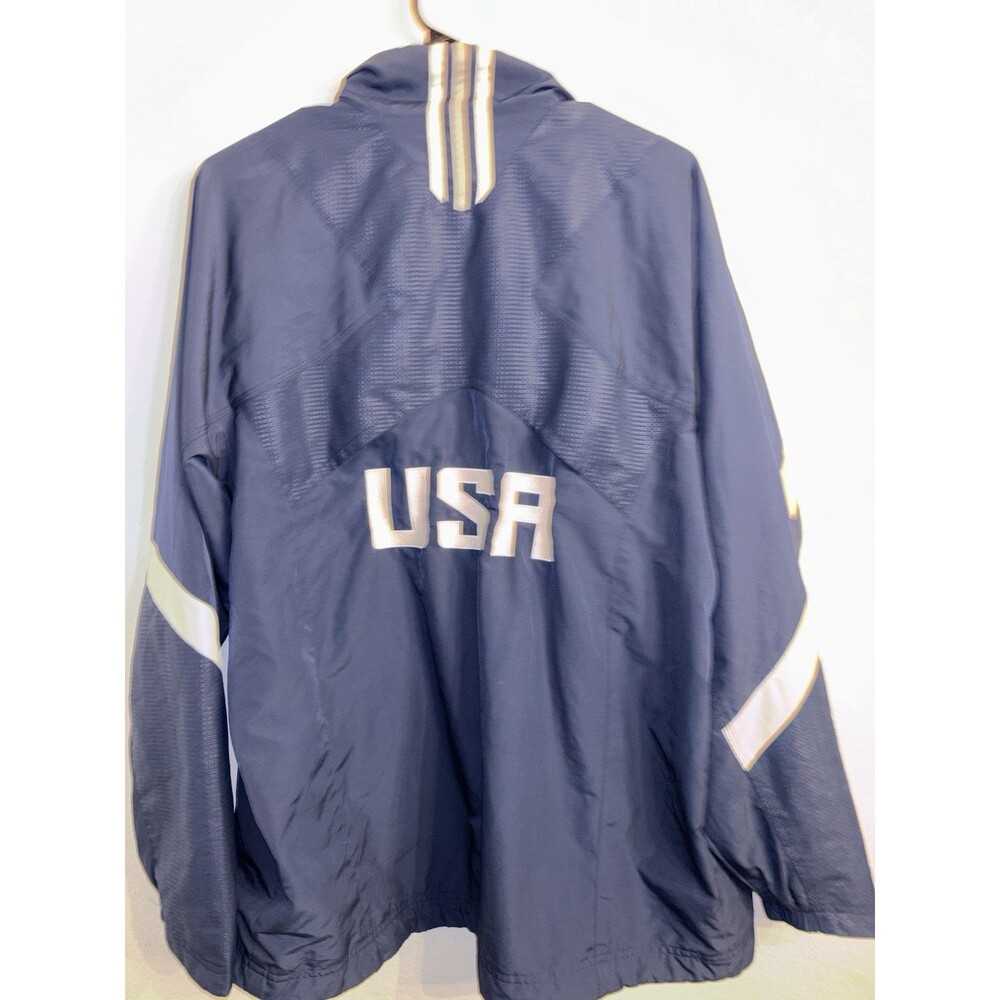 Adidas USA  Full Zip Warmup / Windbreaker Jacket Men's Size Medium L